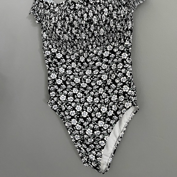 Xhilaration | Smocked Off the Shoulder One Piece - Picture 8 of 16